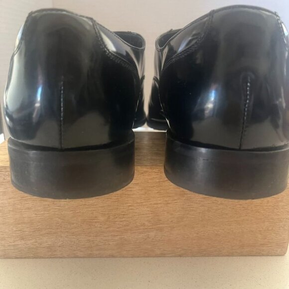 Florsheim Mens Black Leather Cap Toe Oxford Dress Shoes Size 13D - Picture 4 of 7